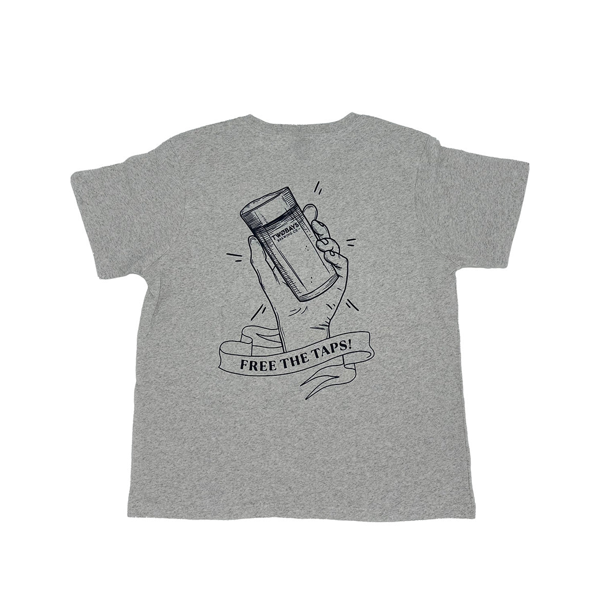 Light Grey Free the Taps T-Shirt