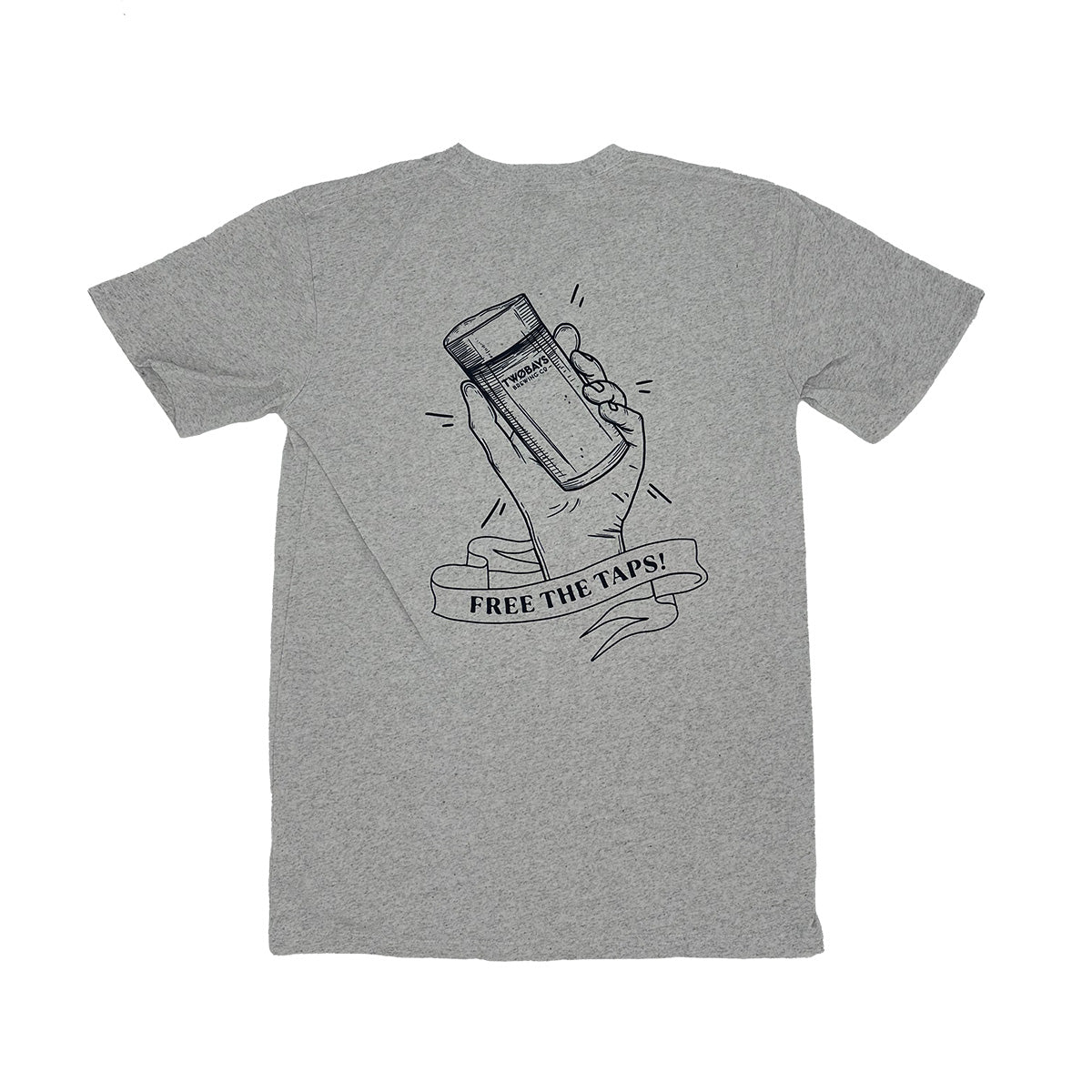 Light Grey Free the Taps T-Shirt