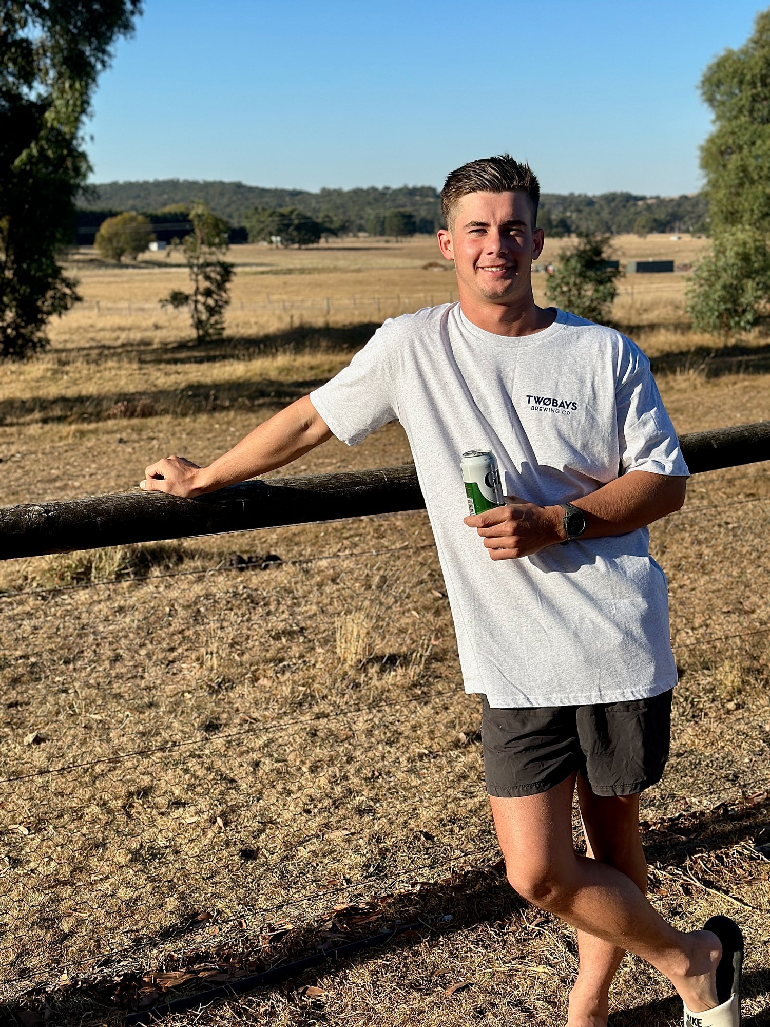Light Grey Free the Taps T-Shirt