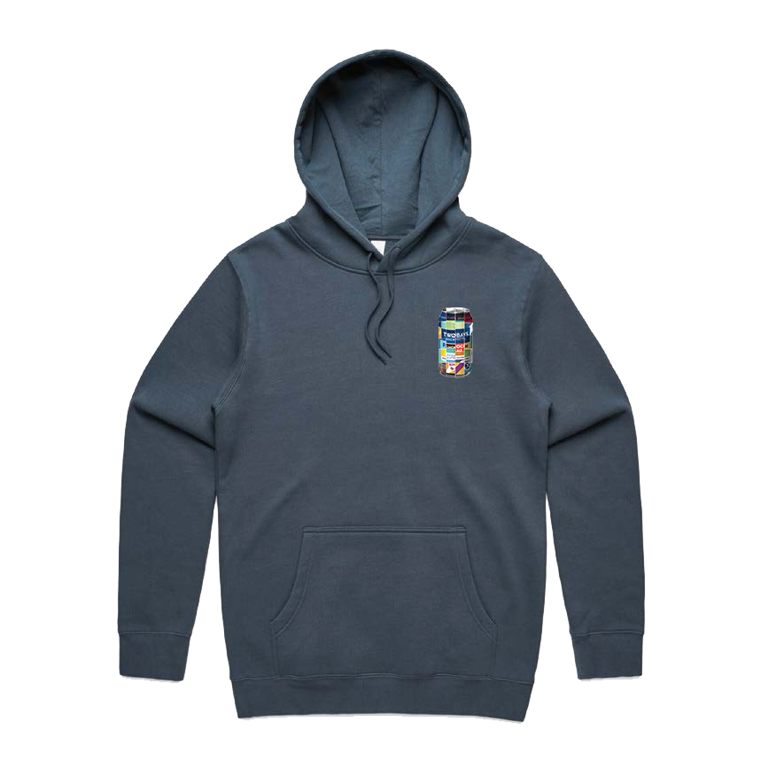 Petrol Blue TWØBAYS Mosaic Hoody