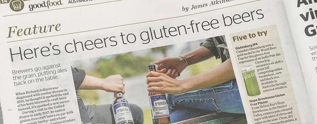 Here's cheers to gluten free beers!