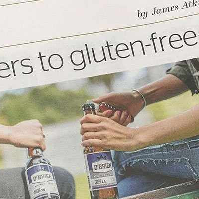 Here's cheers to gluten free beers!