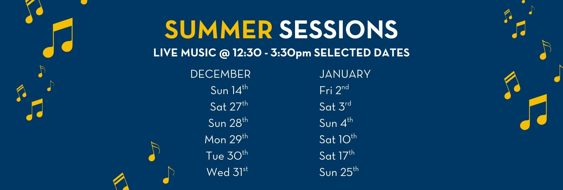 Summer Sessions 2025