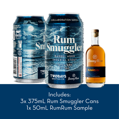 VIP Rum Smuggler 3 Can Pack + RumRum Sample