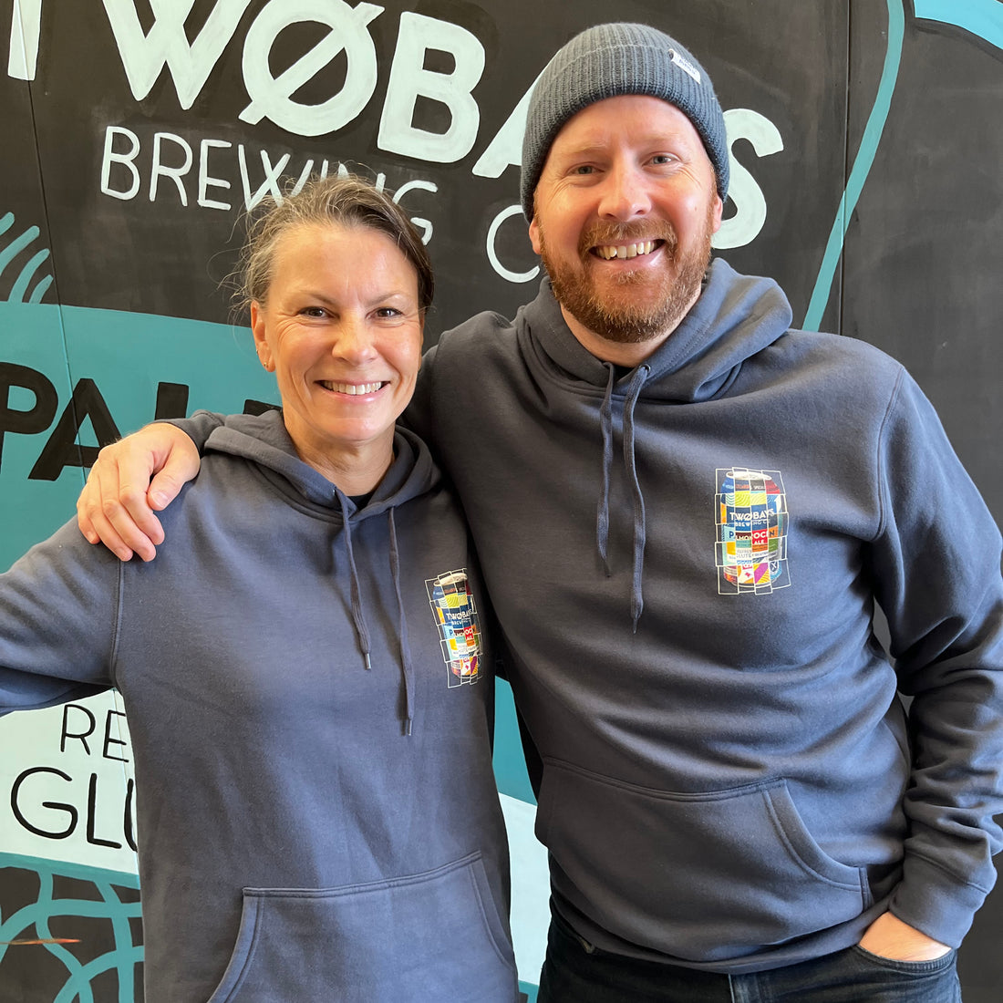 Petrol Blue TWØBAYS Mosaic Hoody